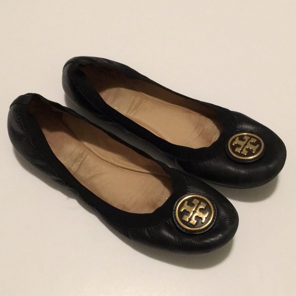 TORY BURCH REVA Flats shoes Sz 9 1/2 - Picture 1 of 9